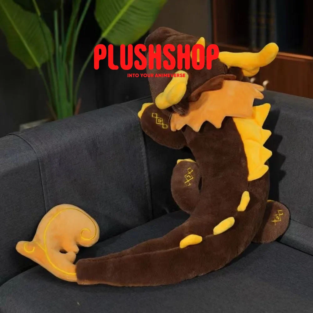Genshin Impact &Honkai Starrail CharacterS Zhongli DanHeng themed dragon-shaped pillow - Image 6