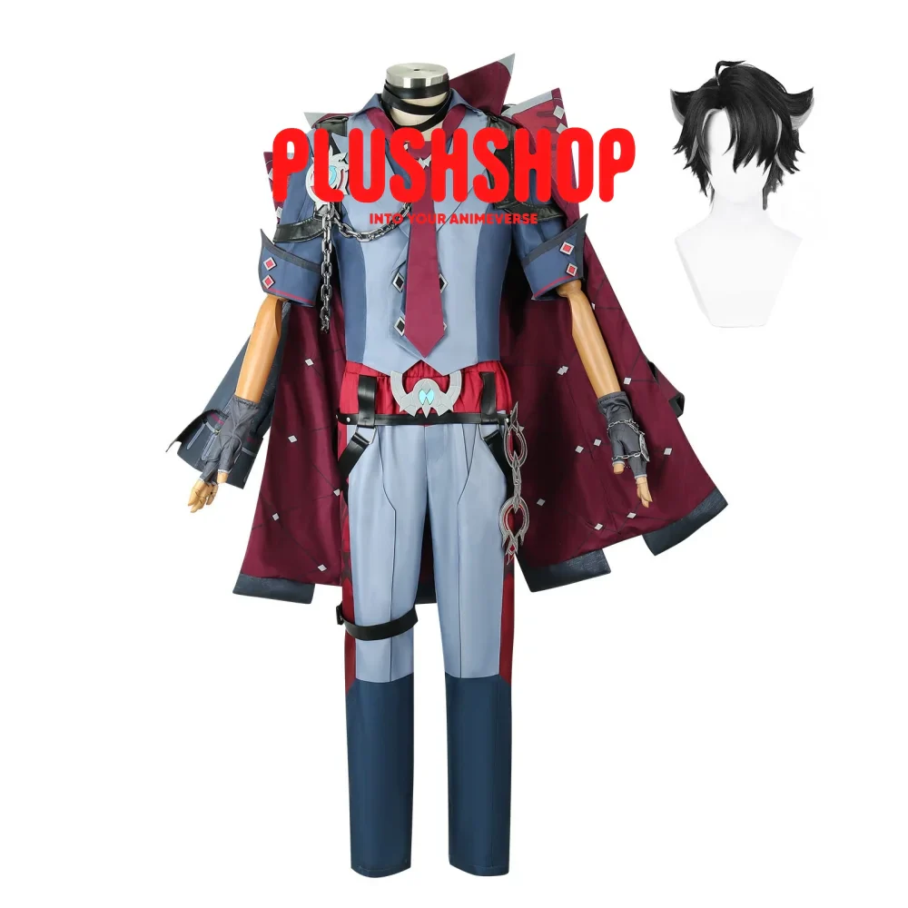 Genshin Impact Wriothesley Cosplay Outfit Clohes Wig - Image 16